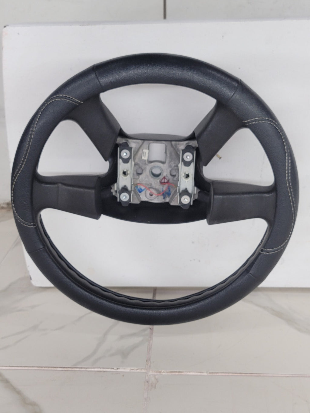 🔥03-06 SILVERADO SIERRA YUKON TAHOE SUBURBAN STEERING WHEEL LEATHER BLACK