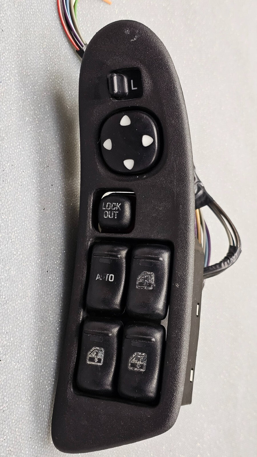 🔥97-03 MALIBU LEFT DRIVER MASTER POWER WINDOW SWITCH CONTROL ASSEMBLY BLACK OEM