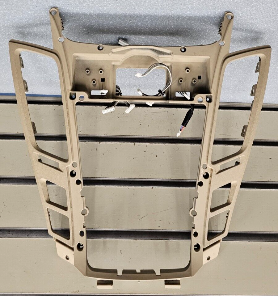 🔥08-13 Cadillac CTS Dash AM FM Radio Stereo Control Panel Trim Bezel TAN B44