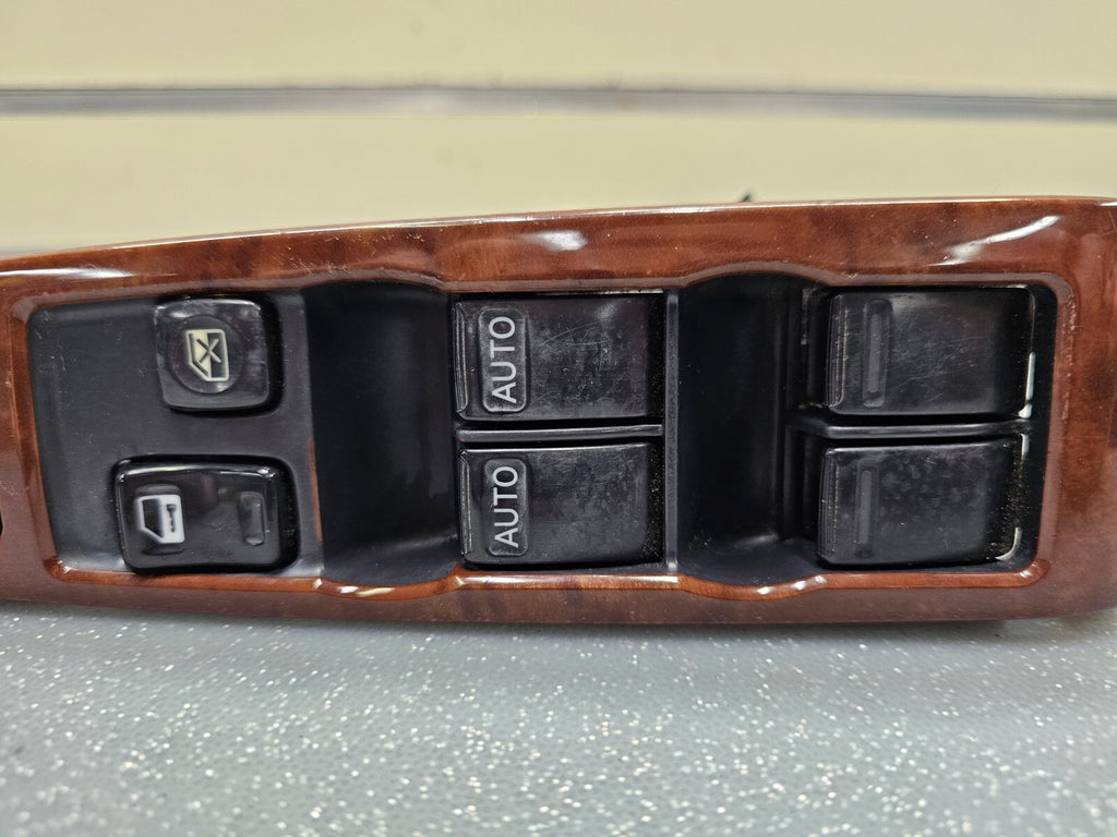 🔥02-05 Altima Left Driver Master Front Power Window Switch Assembly Wood WS42