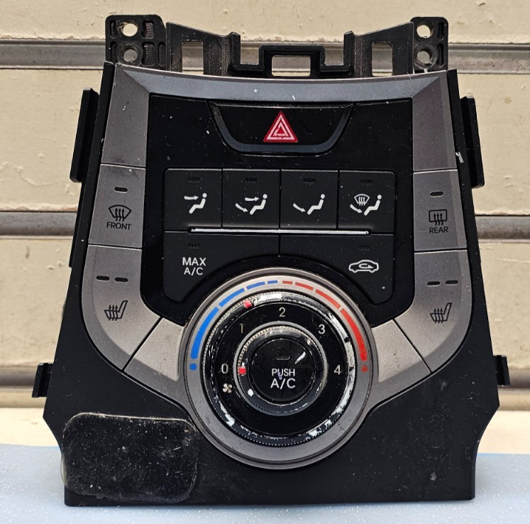 🔥11-13 Elantra Dash A/C AC HVAC Heater Temperature Climate Control Panel Black