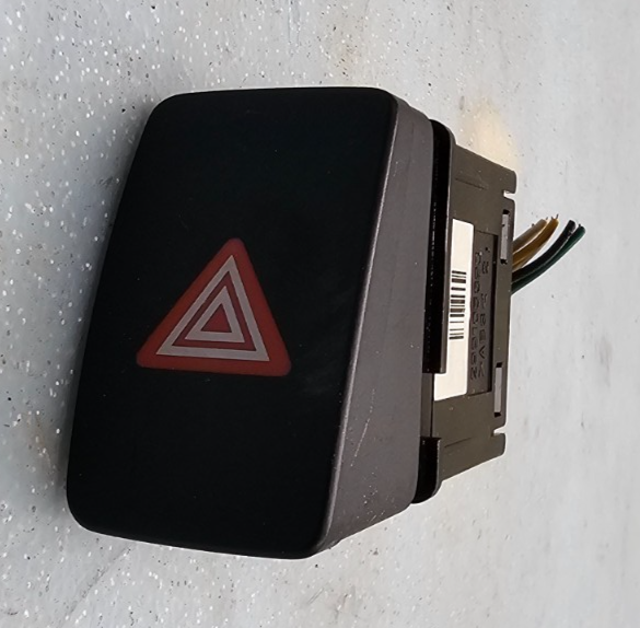 🔥12-16 Rio Hazard Warning Flasher Emergency Light Control Switch Button Black