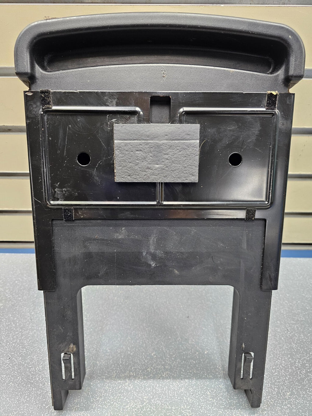 09-14 Ford F-150 Under Center Console Jump Seat Armrest Lower Slide OEM