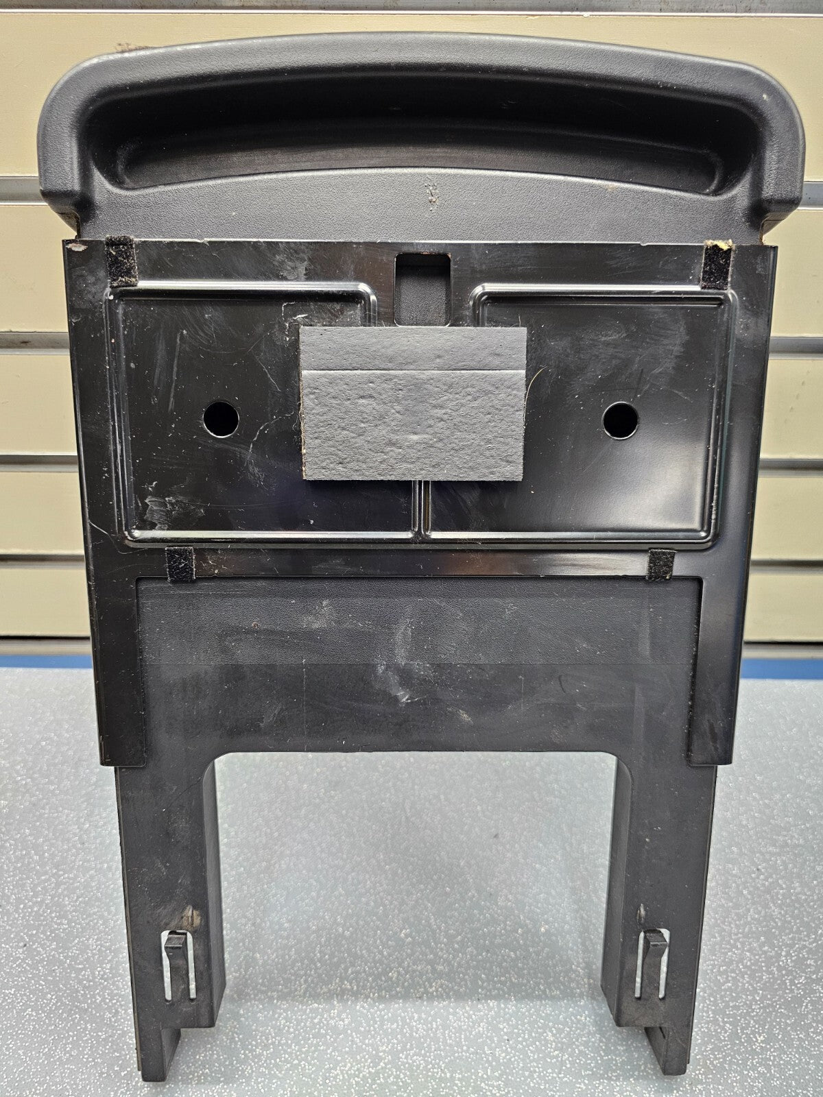 09-14 Ford F-150 Under Center Console Jump Seat Armrest Lower Slide OEM
