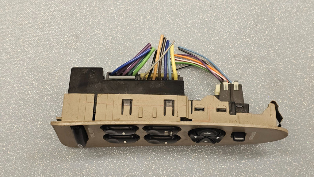 🔥97-05 Century Regal Left Driver aster Power Window Mirror Switch Assembly Tan
