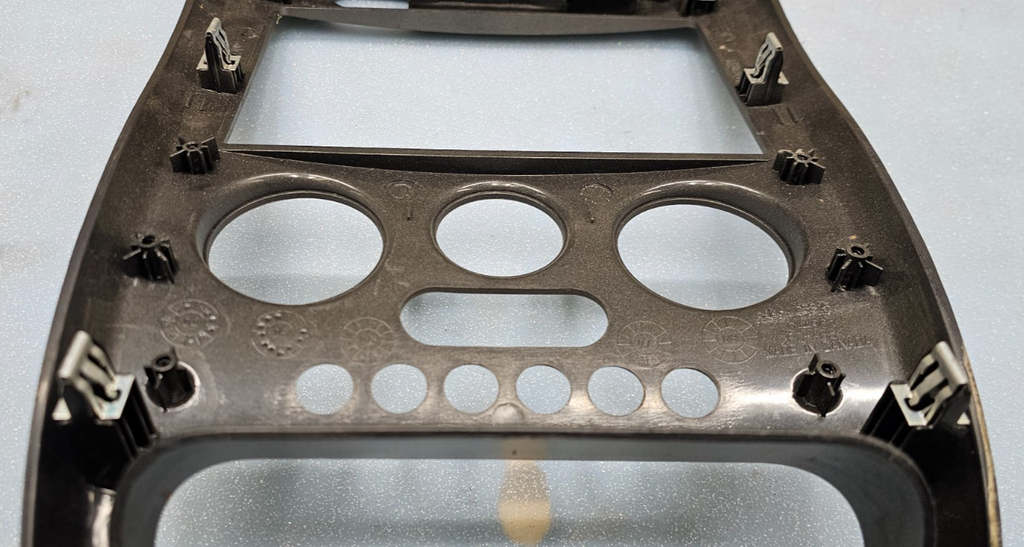 🔥05-06 Chevy Equinox Center Dash Radio Climate Control Bezel Trim Panel Silver