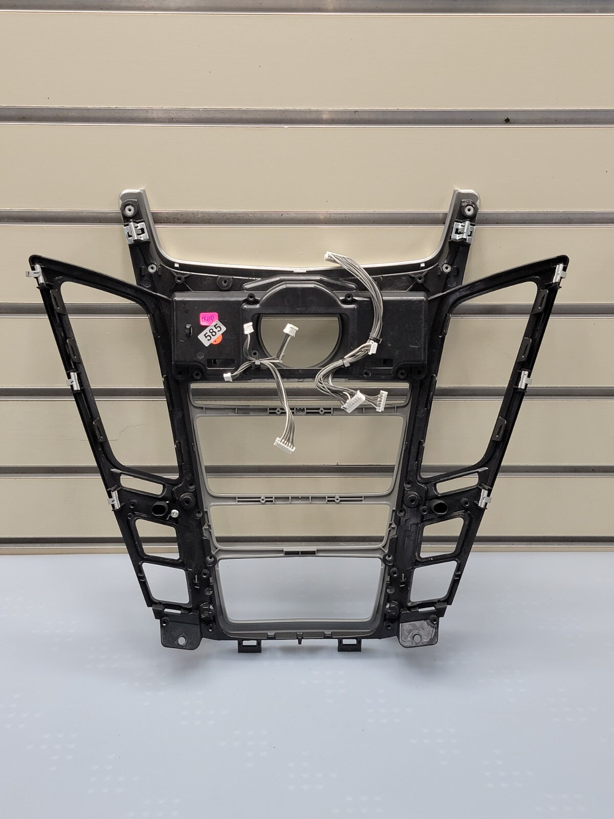 🔥2008-2013 Cadillac CTS Radio Control Panel trim bezel SILVER B44