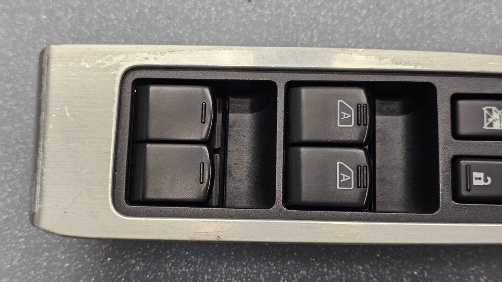 🔥09-14 MURANO LEFT DRIVER MASTER LOCK ELECTRIC WINDOW MIRROR SWITCH SILVER OEM