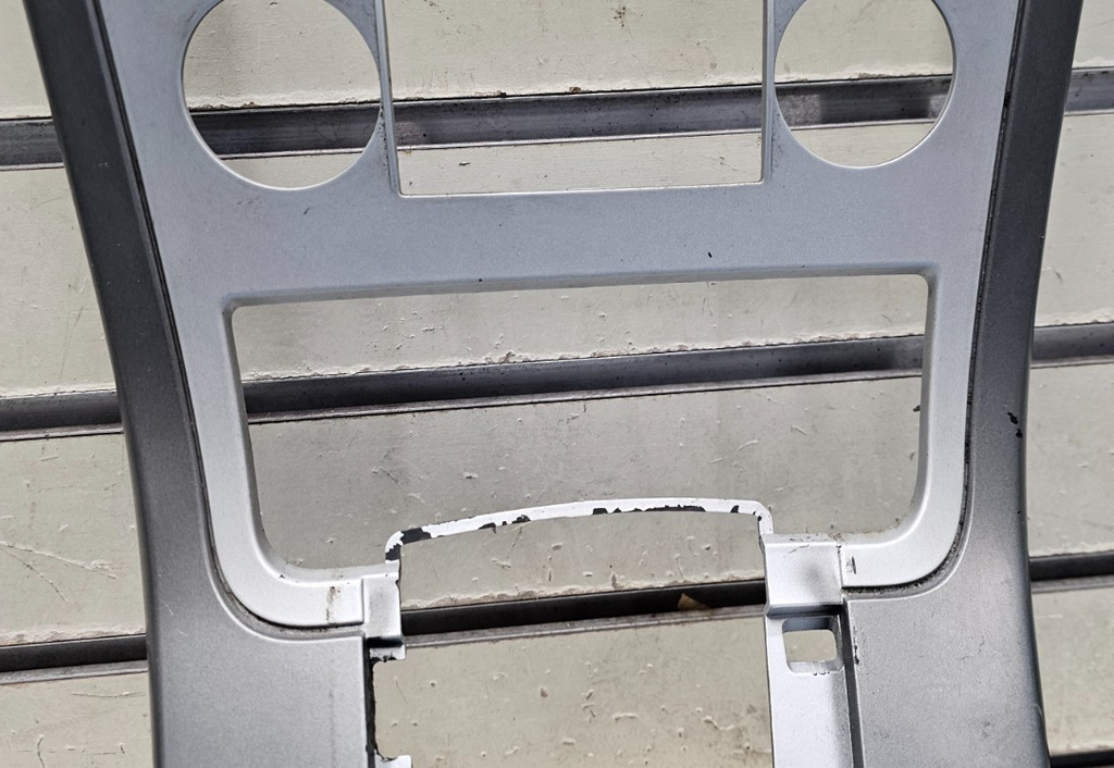 🔥07-09 Equinox Center Dash Radio Climate Stereo Bezel Trim Panel SILVER B43