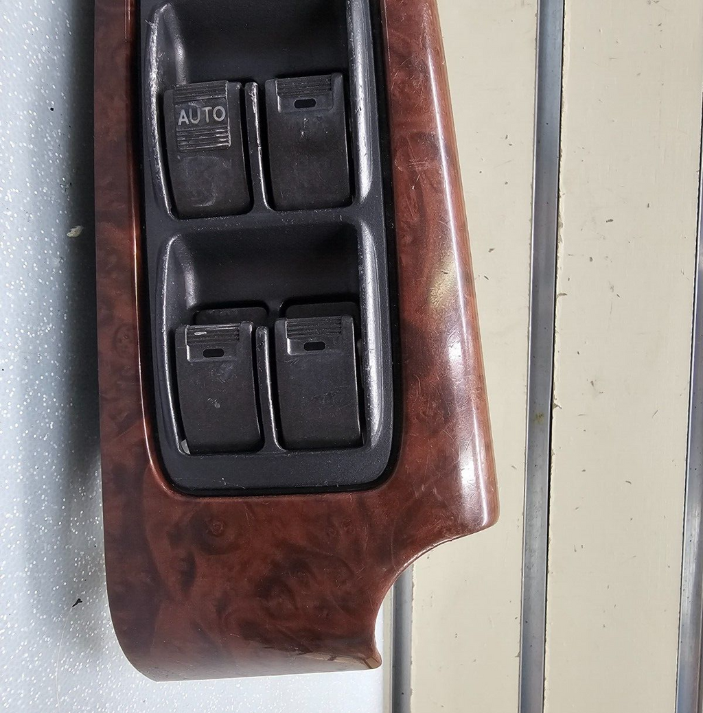 01-06 Acura MDX Left Driver Master Power Window Control Switch Assembly Wood OEM