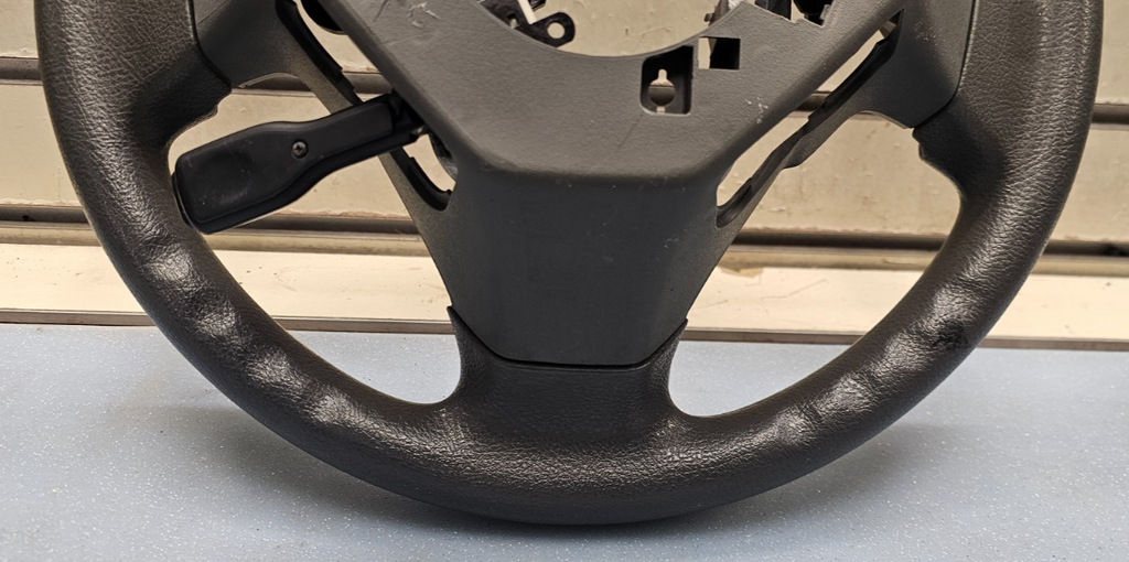🔥06-12 TOYOTA RAV4 LEFT DRIVER STEERING COLUMN WHEEL COVER LEATHER GRAY OEM