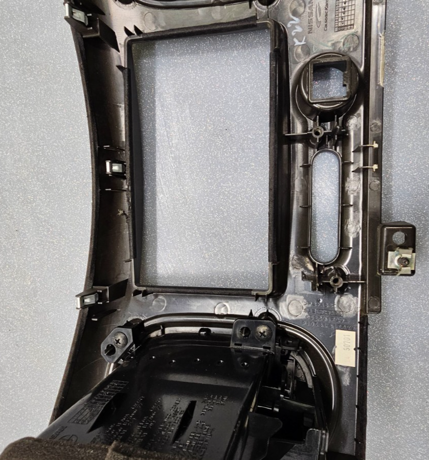 🔥09-14 Nissan Cube Front Dash Center Radio Trim Bezel Panel Black OEM