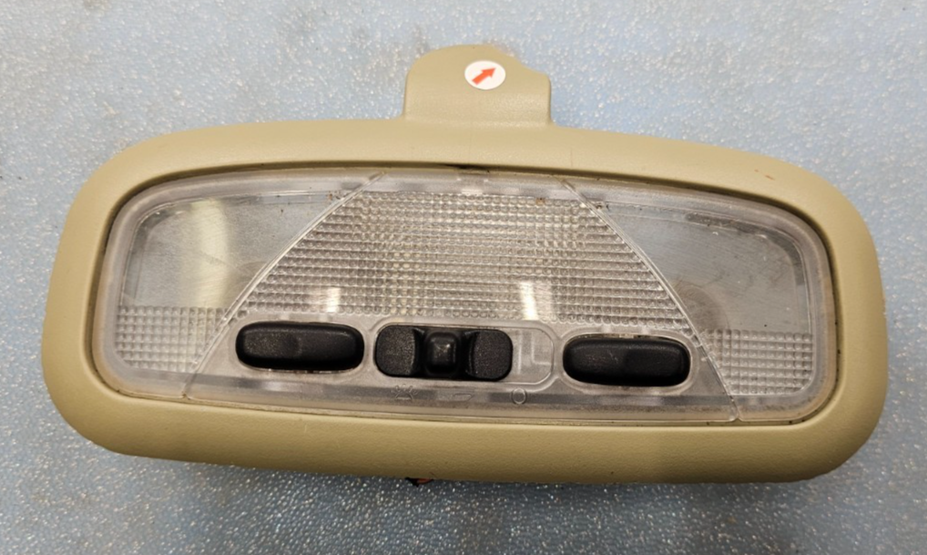 🔥00-07 Focus Freestar Monterey Front Dome Map Light Lamp Overhead Assembly Tan
