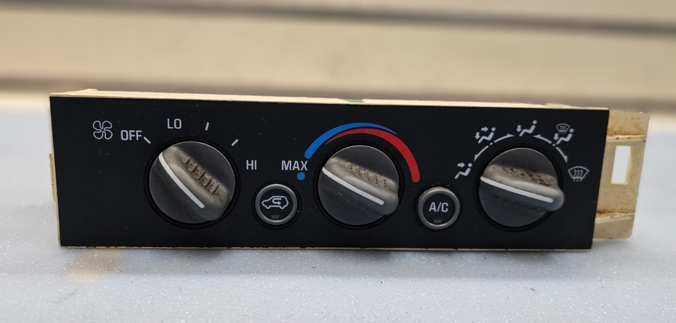 🔥96-00 Chevy C/K Yukon Dash A/C AC Heater Climate Temperature Control Black