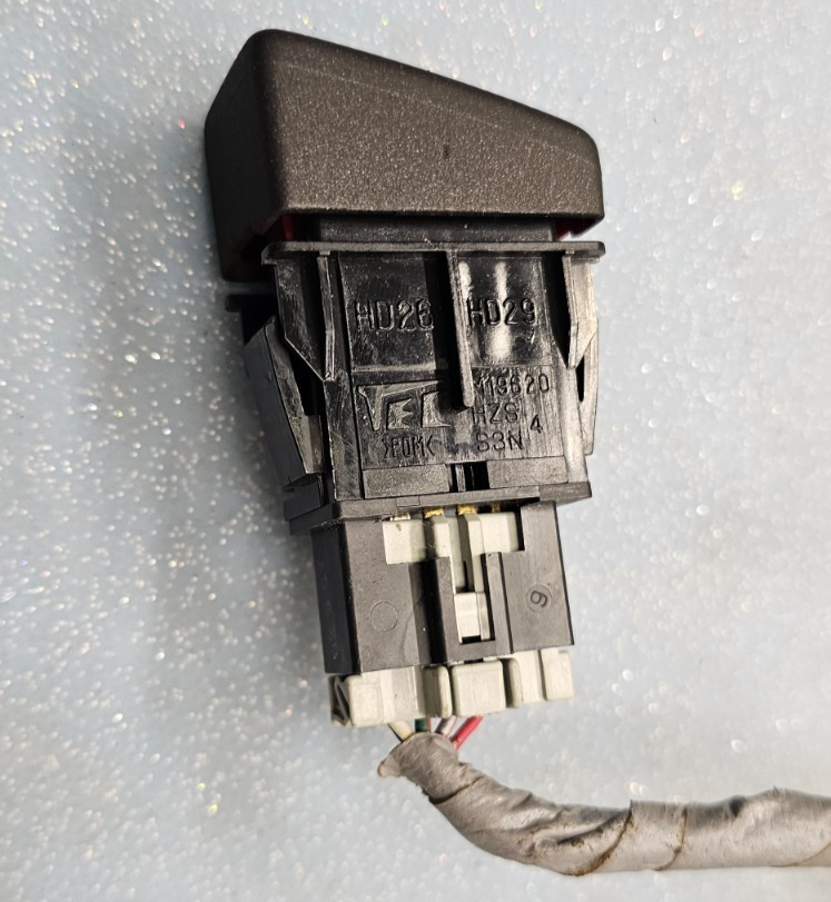 🔥03-08 Honda Pilot Accord Emergency Hazard Light Control Switch Unit Black OEM