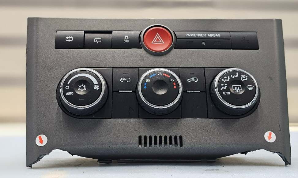 🔥08-10 Saturn Vue Dash HVAC AC Heater Temperature Climate Control Panel Gray