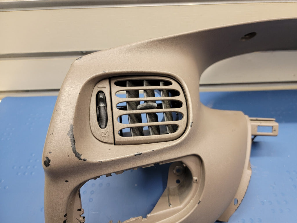 🔥97-03 Ford F-150 Dash Speedo Instrument CLUSTER Bezel Gauge Trim Panel TAN C13