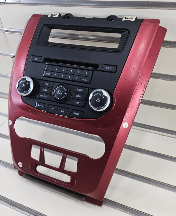 🔥10-12 Fusion Milan Dash Climate Control AM FM Radio Bezel Panel Trim Red