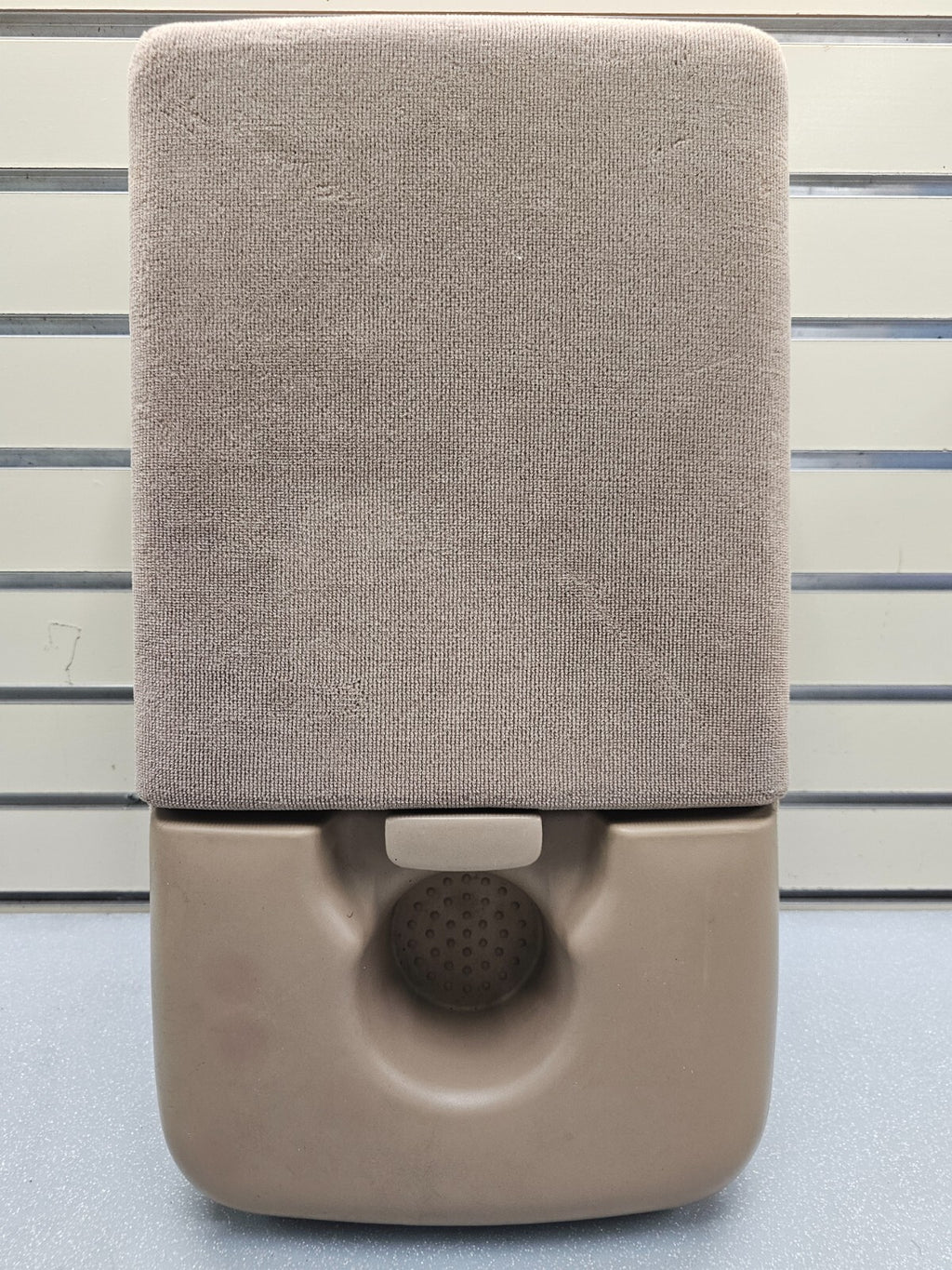 97-03 Ford F150 Center Console JUMPSEAT Armrest Cloth/Leather Cup holder TAN JS6