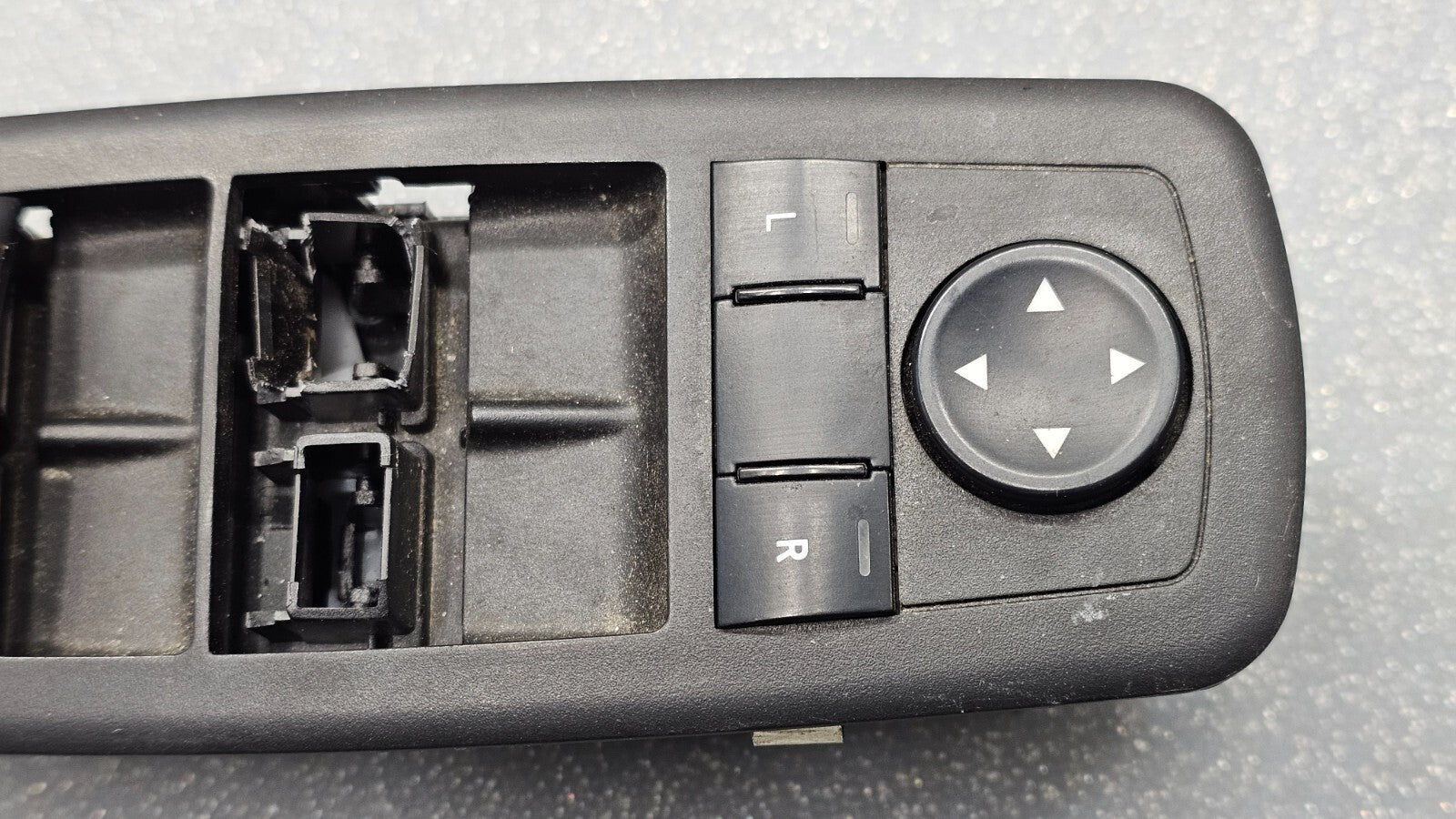 09-12 Dodge Ram 1500 2500 Left Driver Master Power Window Switch Assembly Black