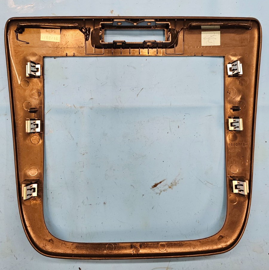 🔥06-13 Impala Center Dash AM FM Radio Stereo Trim Panel Bezel Woodgrain OEM