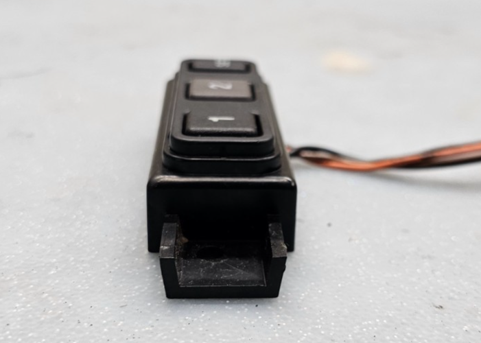🔥99-04 Jeep Grand Cherokee Left Driver Front Memory Seat Selector Switch BLACK