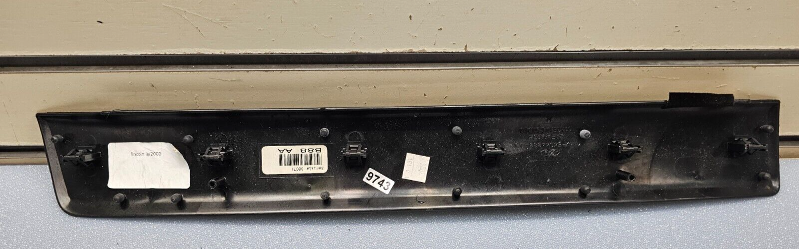 🔥00-02 LINCOLN LS RH RIGHT PASSENGER ACCENT TRIM DASH TRIM PANEL WOODGRAIN OEM