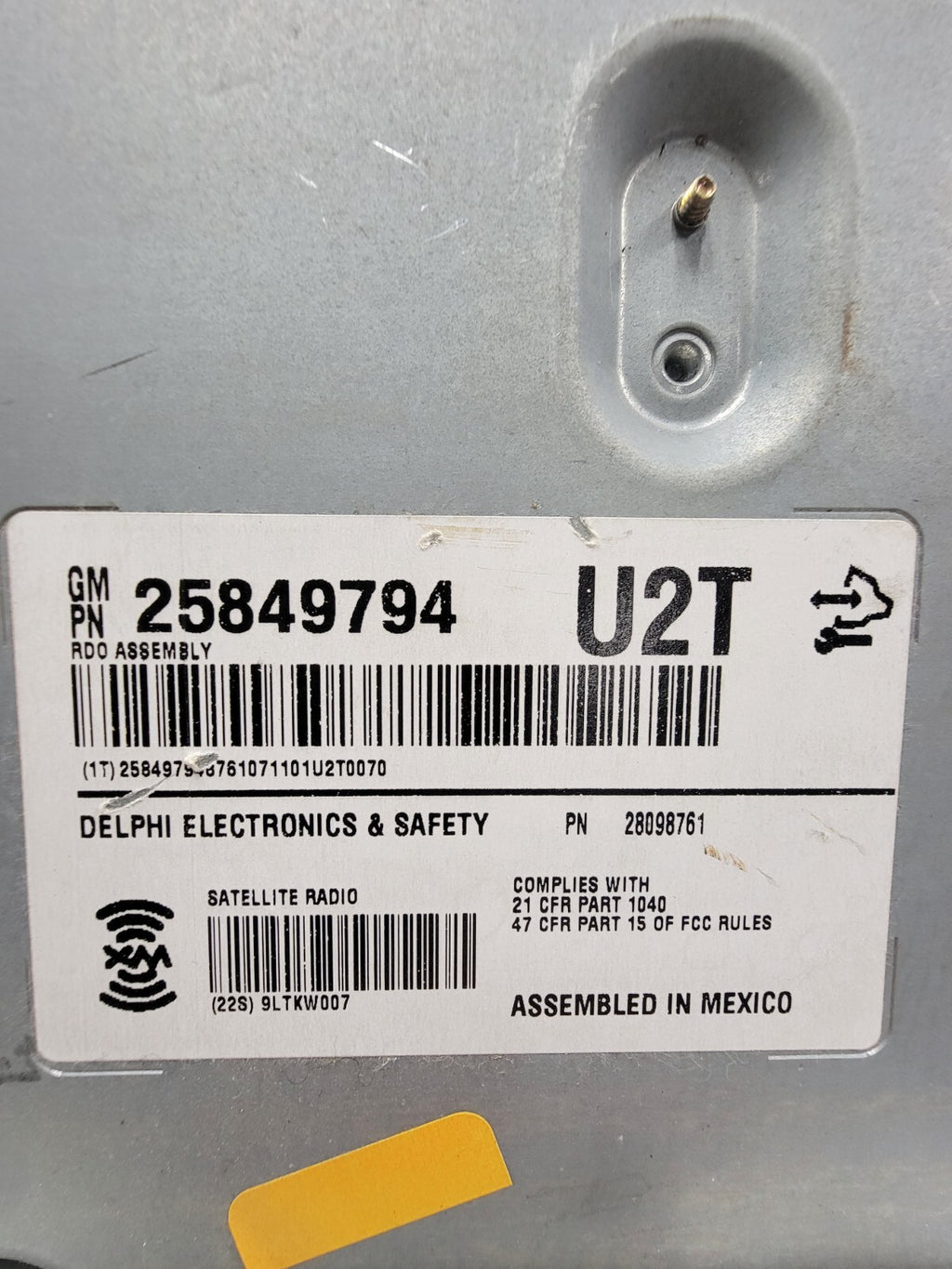 🔥09-14 Cadillac CTS AM-FM CD DVD Player Radio Receiver Satellite Assembly OEM