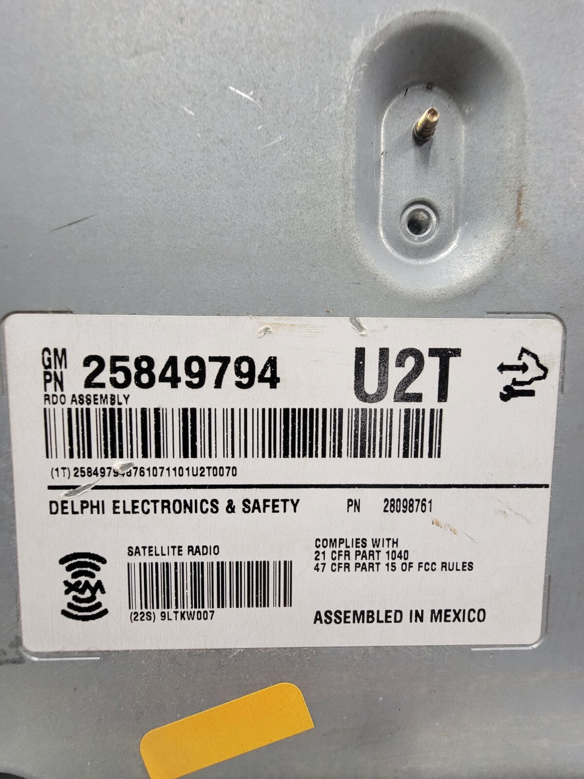 🔥09-14 Cadillac CTS AM-FM CD DVD Player Radio Receiver Satellite Assembly OEM