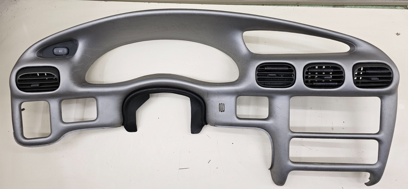 🔥97-03 Grand Prix Dash Instrument Cluster Speedometer Tachometer Bezel Silver