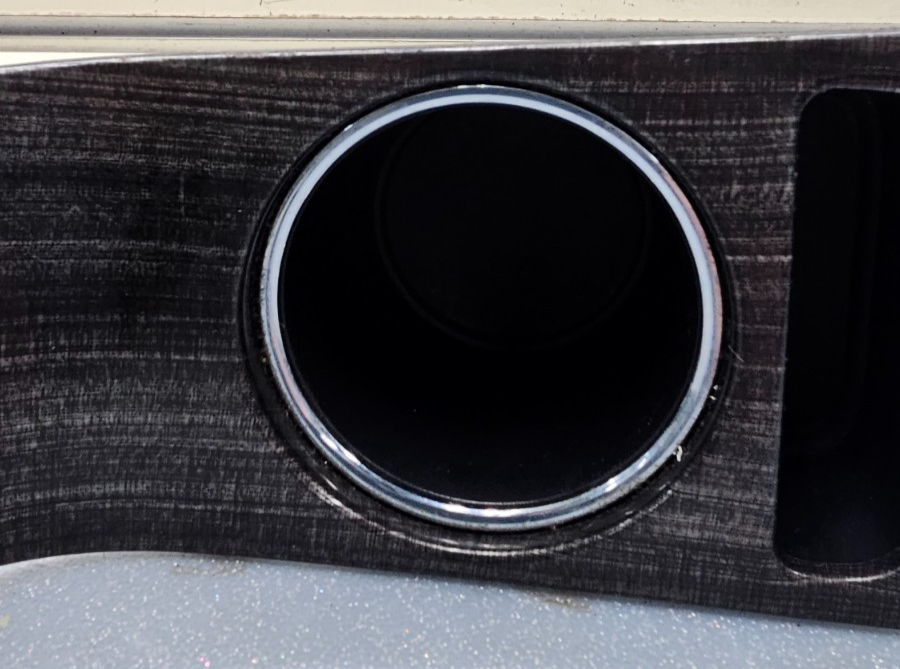 🔥13-16 MALIBU Gear Shifter Surround Trim Cup Drink Holder Insert Wood OEM