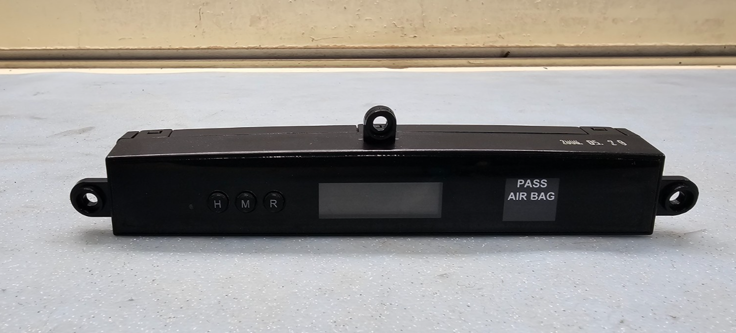 🔥09-12 Hyundai Santa Fe Dash Clock Display  Assembly Passenger Bag Black