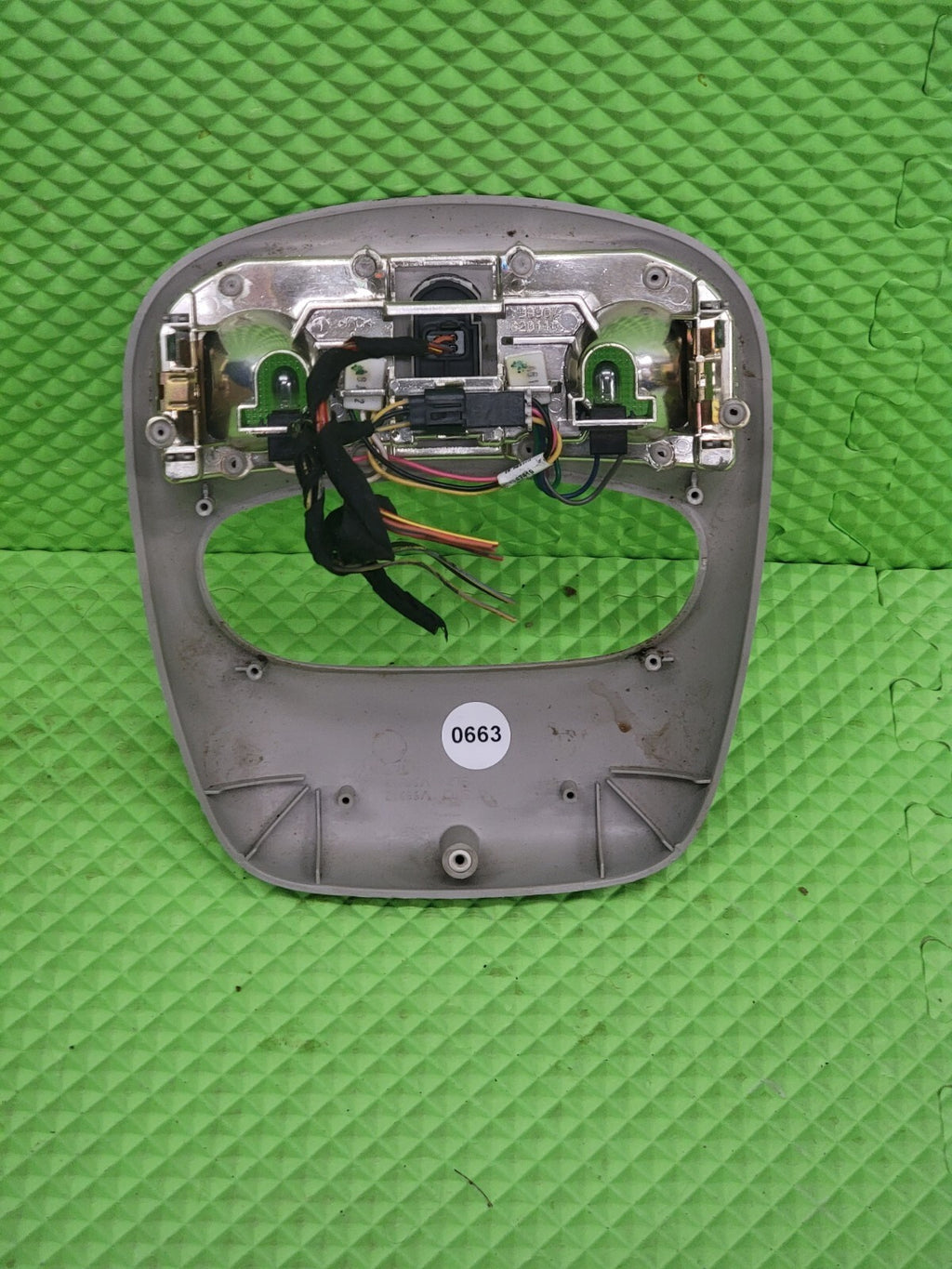 06-08 Dodge Ram 1500 2500 Digital Overhead Console Display Dome Map US/M TAN 06