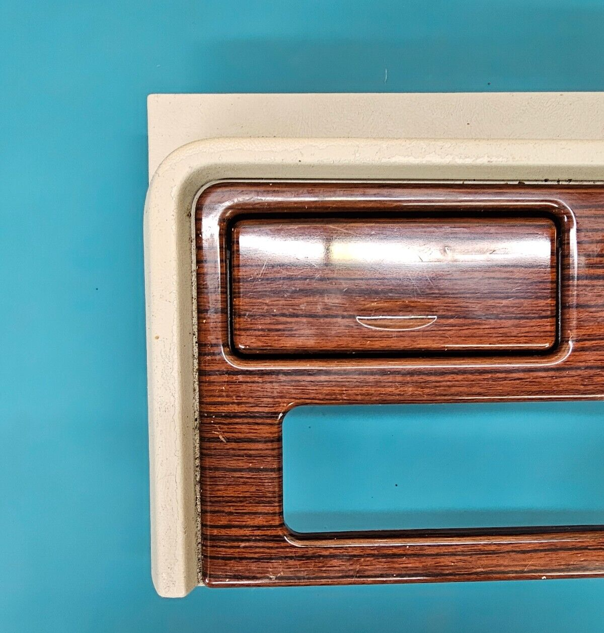 🔥02-06 Escalade Radio Dash Trim Surround Bezel Trim Panel w/clock woodgrain