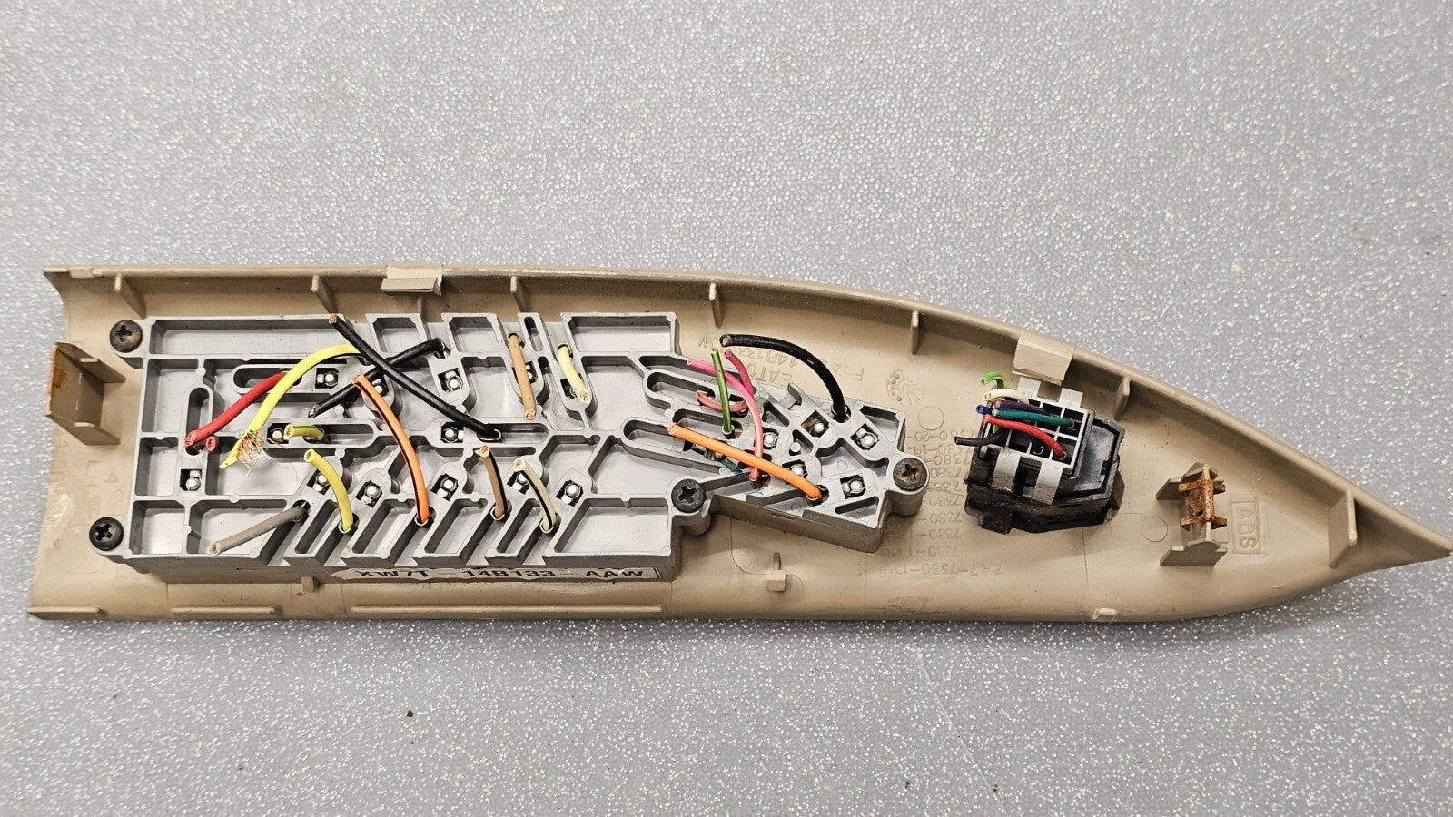 🔥98-02 Crown Victoria Grand Marquis Power Left Driver Master Window Switch Tan