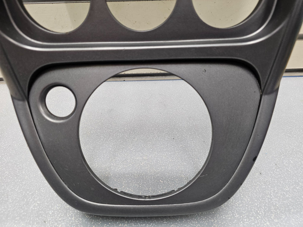 🔥03-06 Element Front Center Dash FM Radio Bezel Trim Panel Climate Silver/Black
