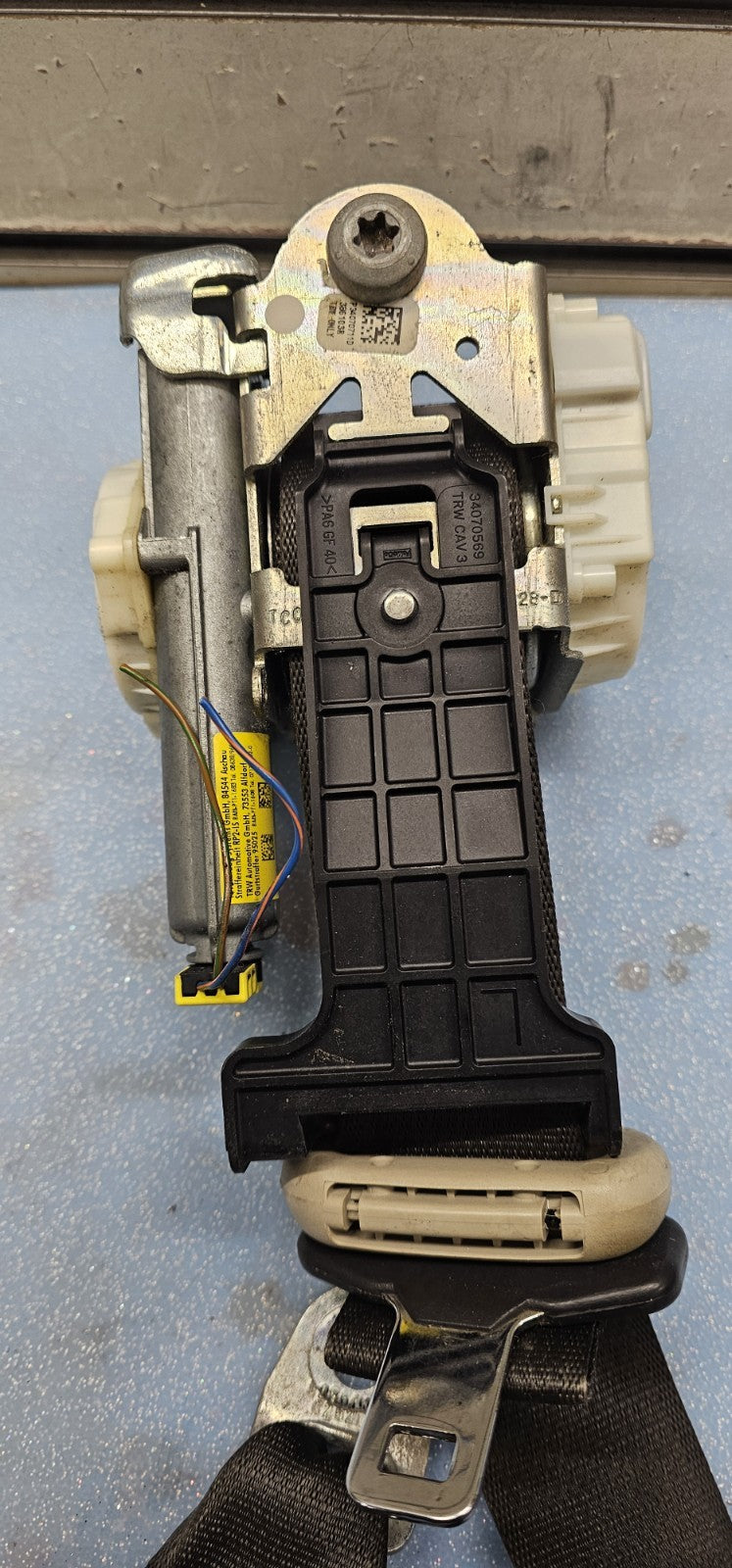11-14 Ford Edge Lincoln MKX Front Left Driver Seat Belt Retractor Assembly Black