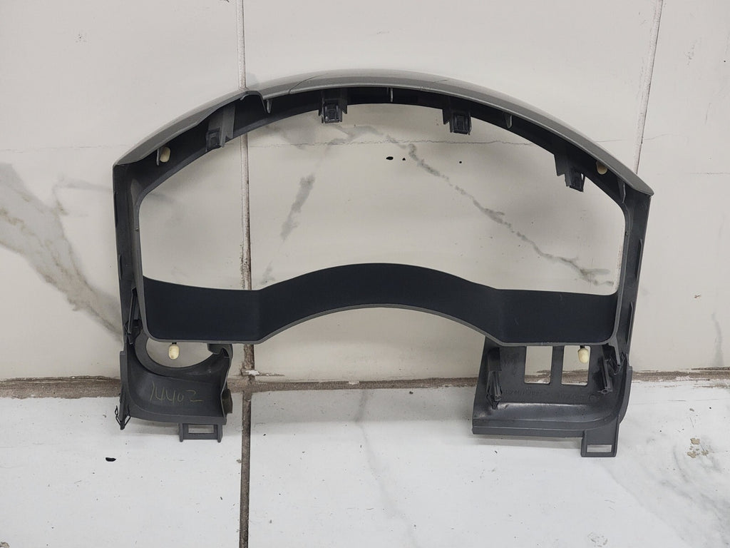 04-07 NISSAN TITAN ARMADA SPEEDOMETER CLUSTER GAUGE DASH BEZEL TRIM OEM GRAY C33
