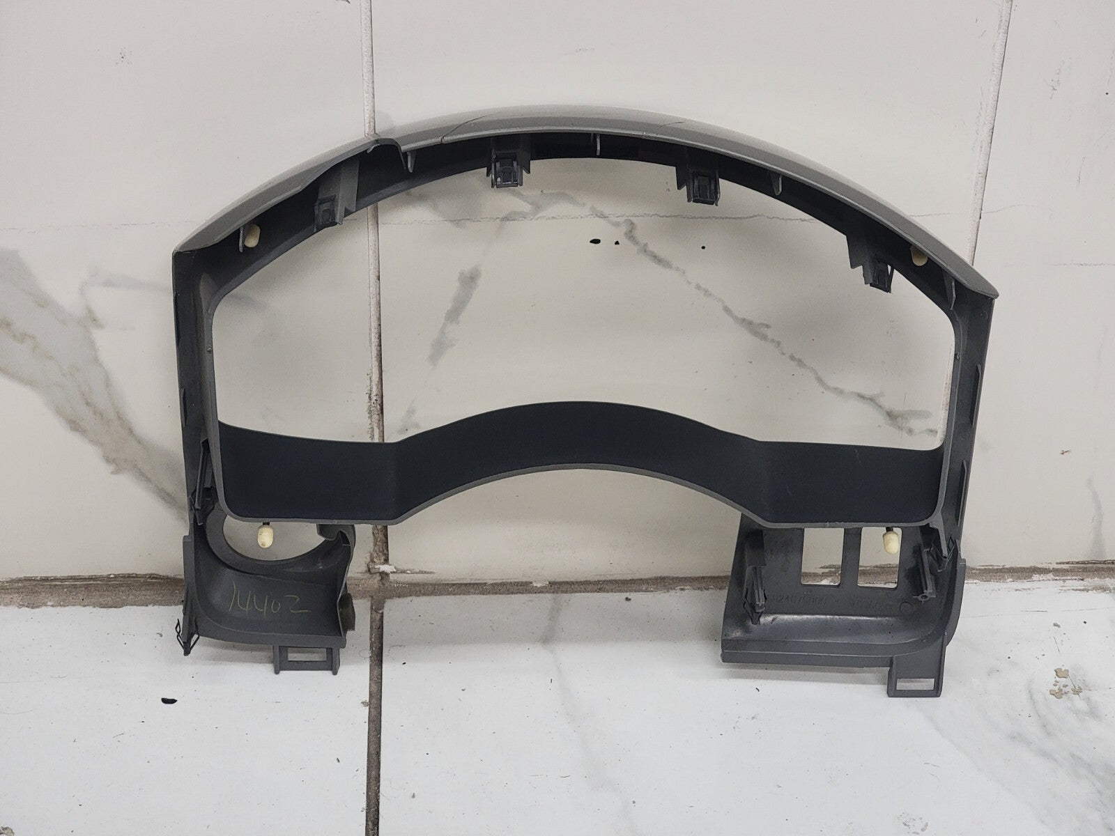 04-07 NISSAN TITAN ARMADA SPEEDOMETER CLUSTER GAUGE DASH BEZEL TRIM OEM GRAY C33