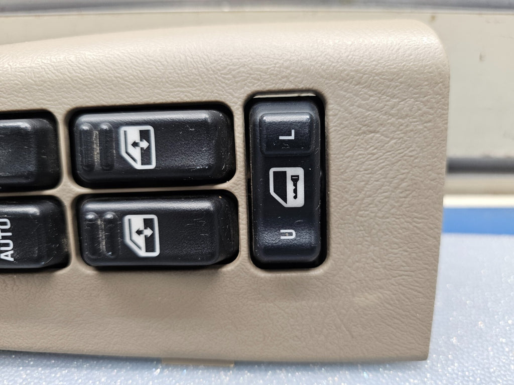 🔥99-02 Tahoe Suburban Yukon Left Driver Master Power Window Switch Assembly TAN