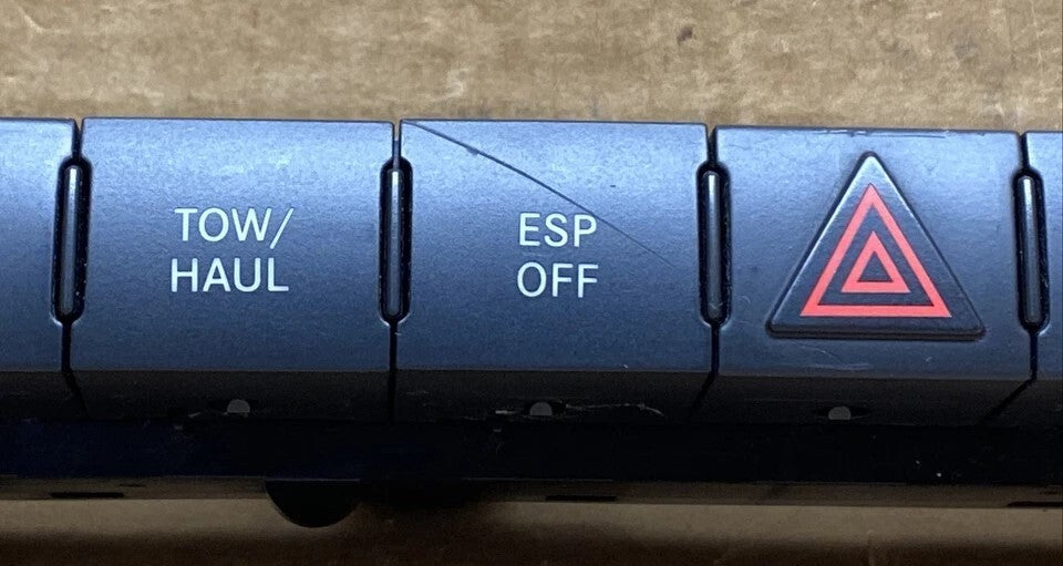 🔥09-12 Dodge Ram Traction Hazard Tow Haul Switch Panel ESP OEM