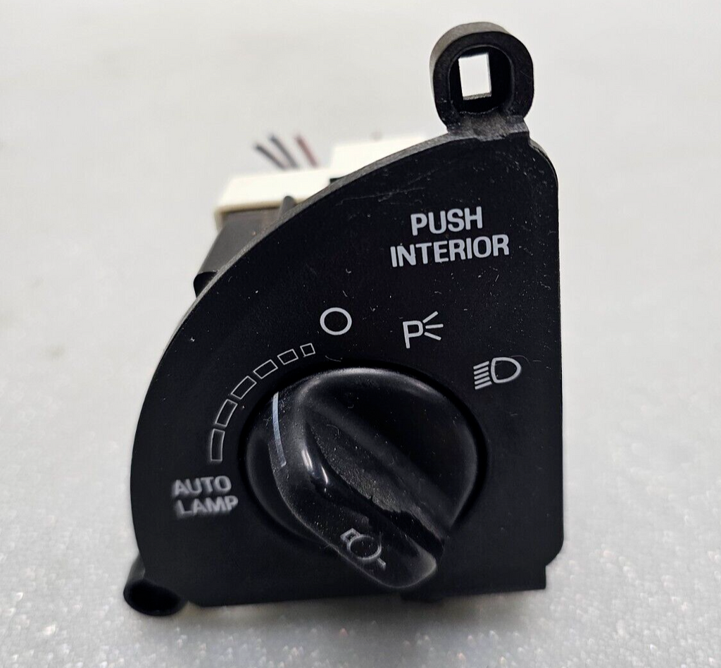 🔥98-02 TOWN CAR DASH DIMMER HEADLIGHT CONTROL SWITCH W/AUTO LAMP ASSEMBLY BLACK