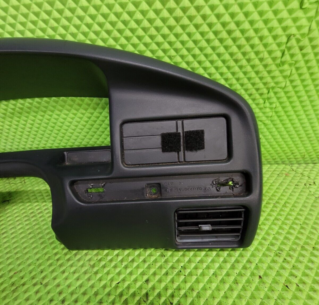 92-96 Ford F150 BRONCO Instrument Cluster Gauge Bezel Dash Trim Panel BLACK C12