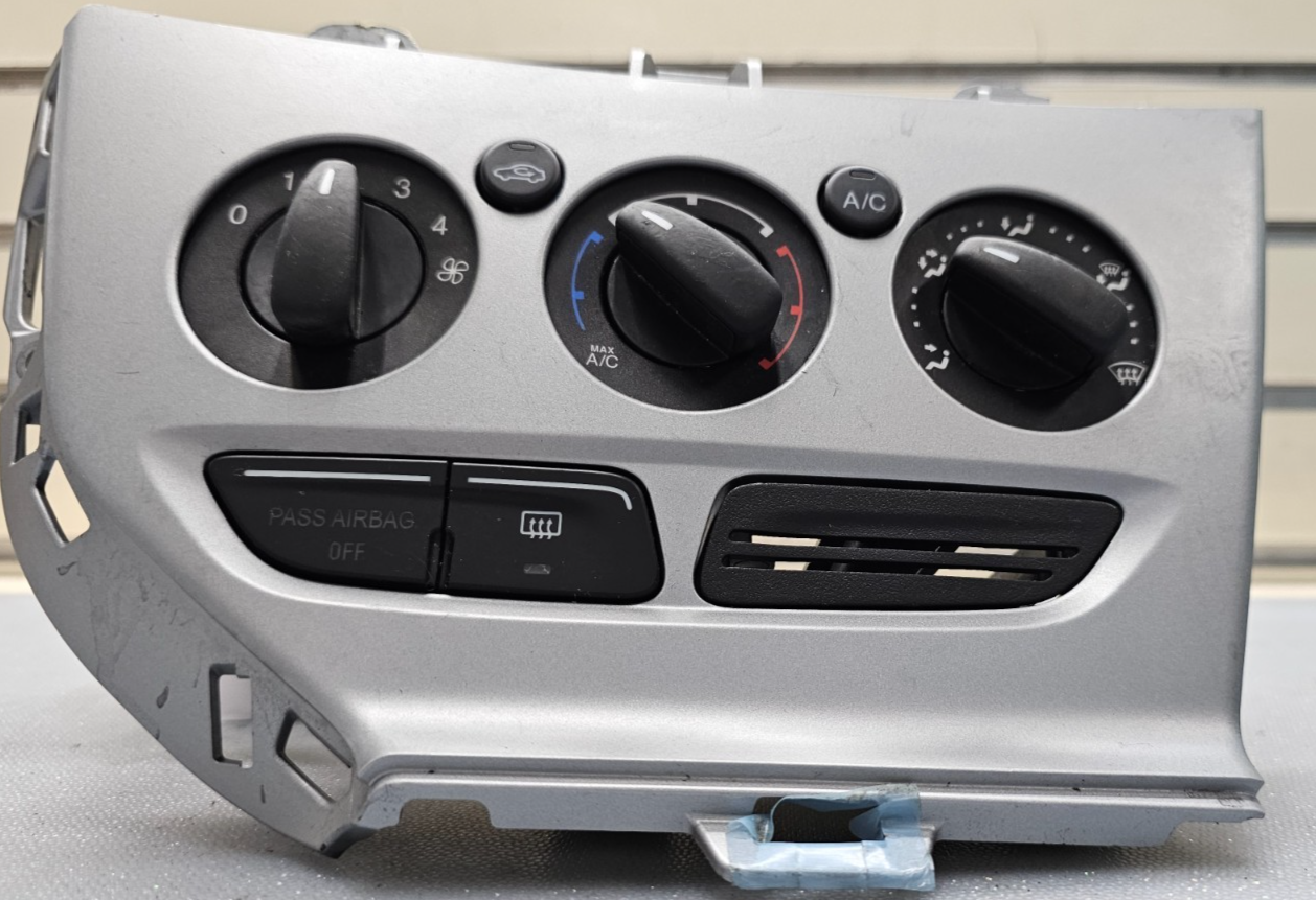 🔥12-14 FORD FOCUS A/C HEATER CLIMATE CONTROL Dash Bezel Temperature SILVER OEM