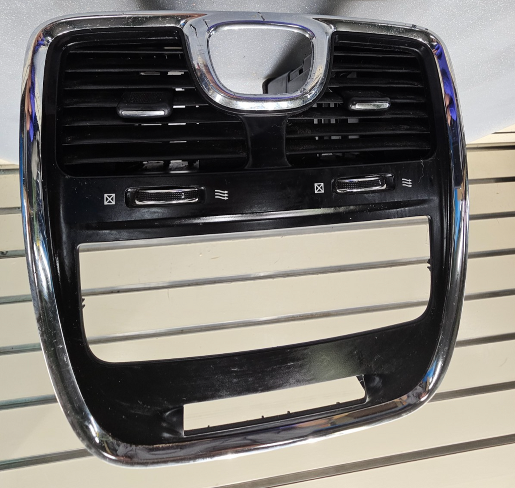 🔥11-16 TOWN COUNTRY GRAND CARAVAN DASH RADIO BEZEL TRIM INSTRUMENT PANEL BLACK
