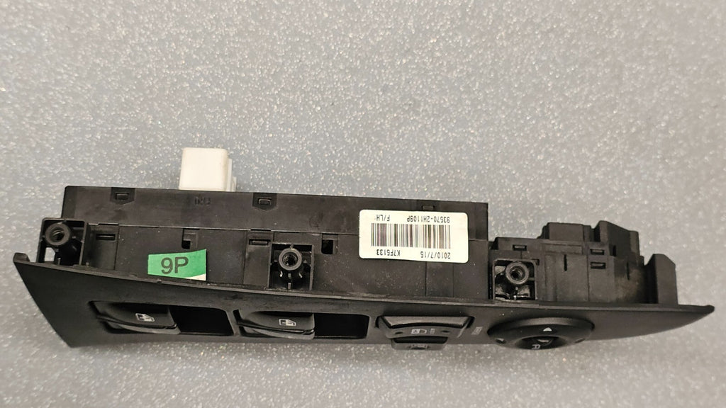 07-10 Hyundai Elantra Power Left Driver Master Main Window Switch Assembly Black