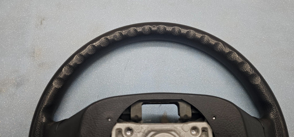 🔥06-12 TOYOTA RAV4 LEFT DRIVER STEERING COLUMN WHEEL COVER LEATHER BLACK OEM