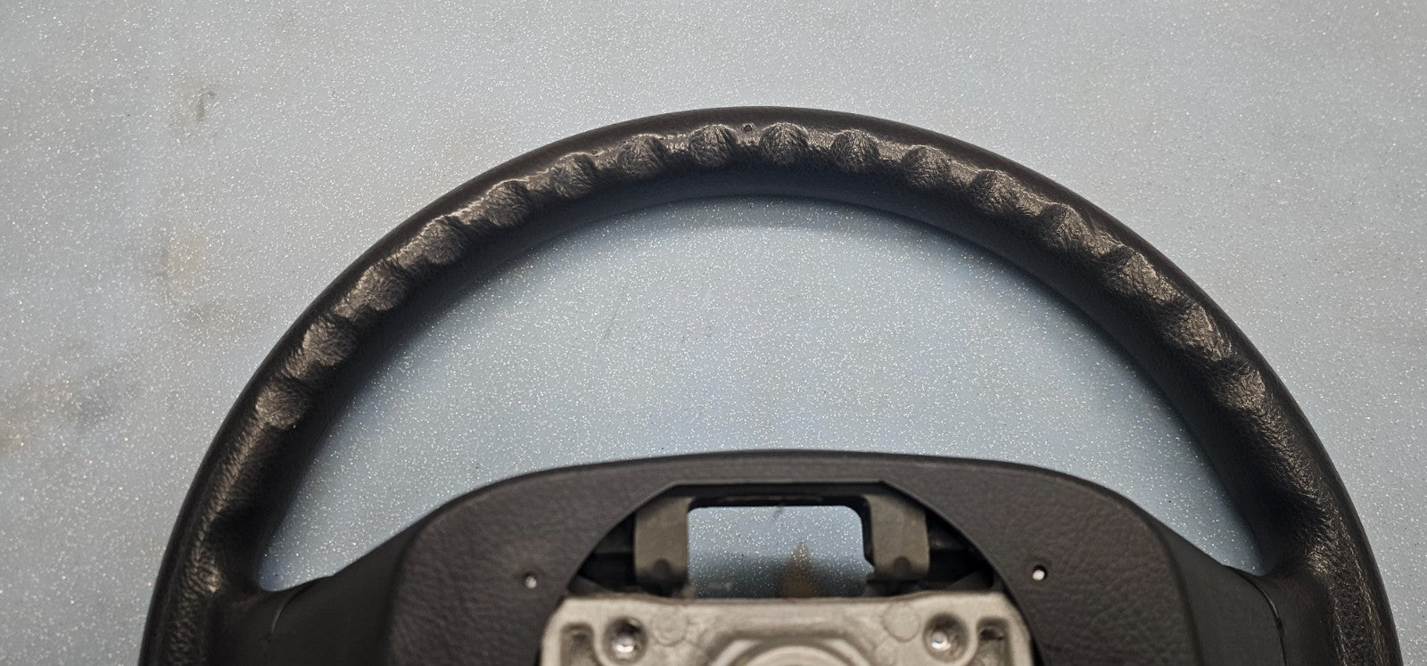 🔥06-12 TOYOTA RAV4 LEFT DRIVER STEERING COLUMN WHEEL COVER LEATHER BLACK OEM