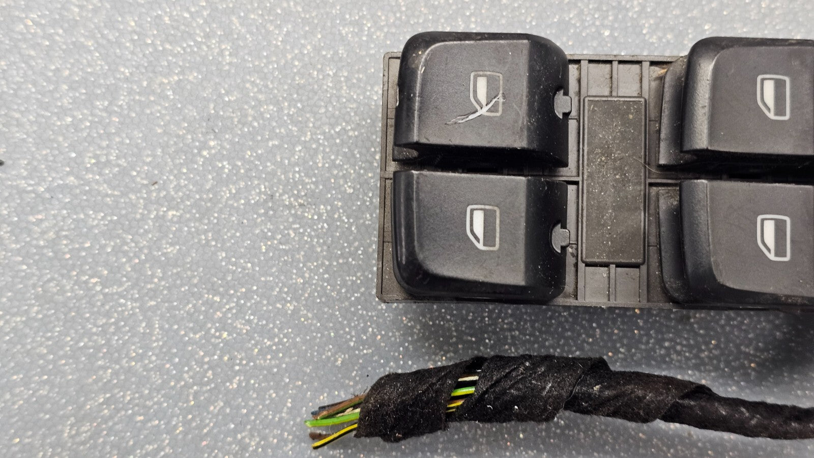 🔥08-14 AUDI A4 S4 Q5 LEFT DRIVER MASTER POWER WIONDOW DOOR CONTROL SWITCH BLACK