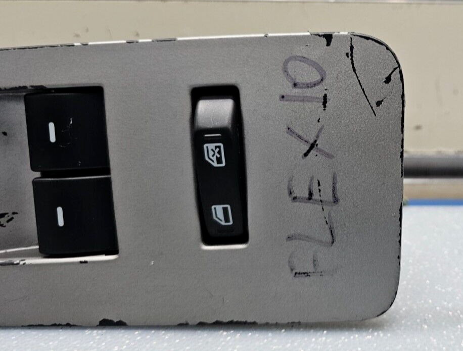 🔥09-12 FORD FLEX FRONT LEFT DRIVER MASTER POWER WINDOW PUSH PULL SWITCH GRAY